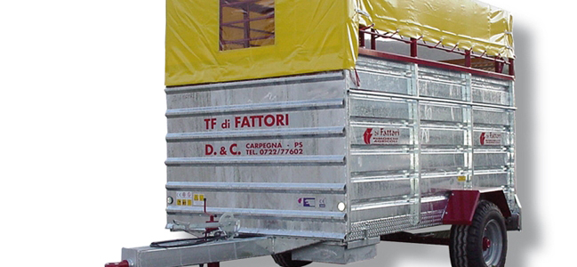 Tf di Fattori Daniele - Carpegna Pesaro Urbino - Italy - Trailers for transport of livestock