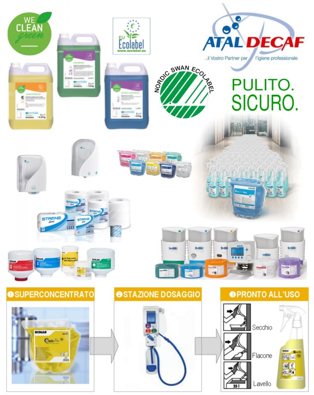 Atal Decaf - Detersivi, detergenti, disinfettanti, per l`igiene di ogni ambiente